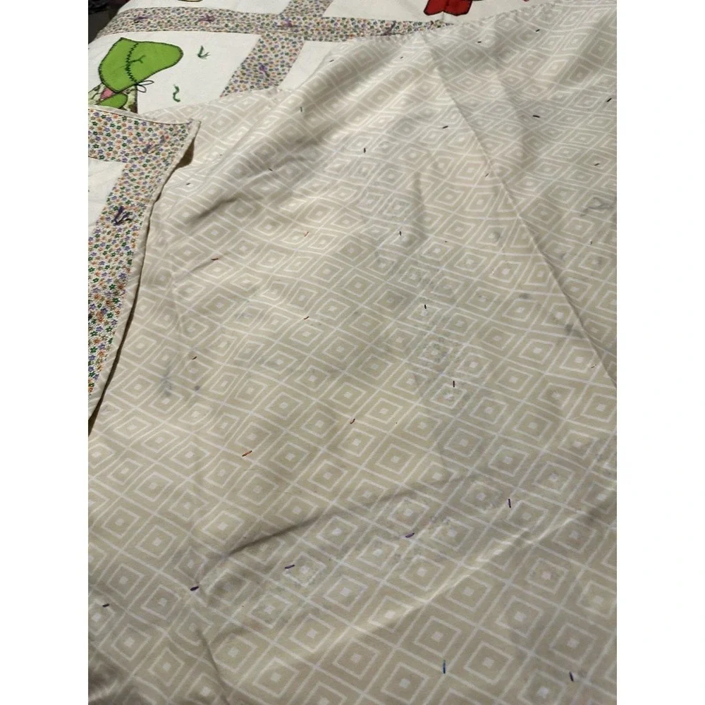 Vintage 1940's Sunbonnet Sue HandMade‎ Quilt Top 8'x4'